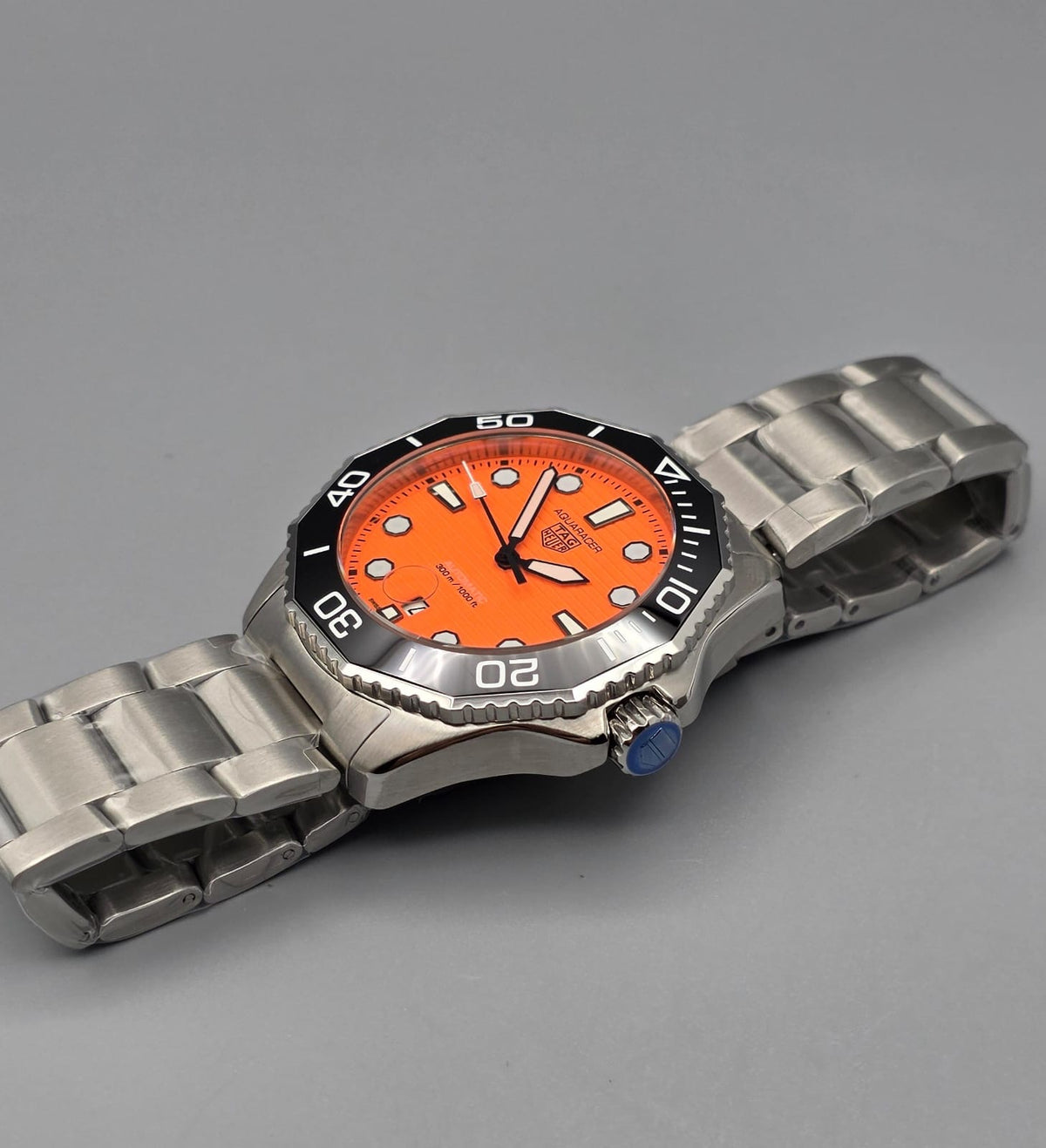 Premium Orange Dial Diver-Style Luxury Automatic Watch