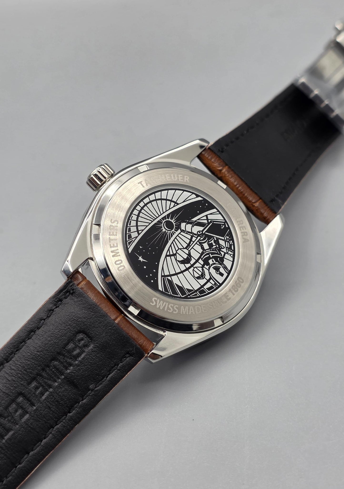 Luxury Classic Leather Watch – Cream Dial Edition