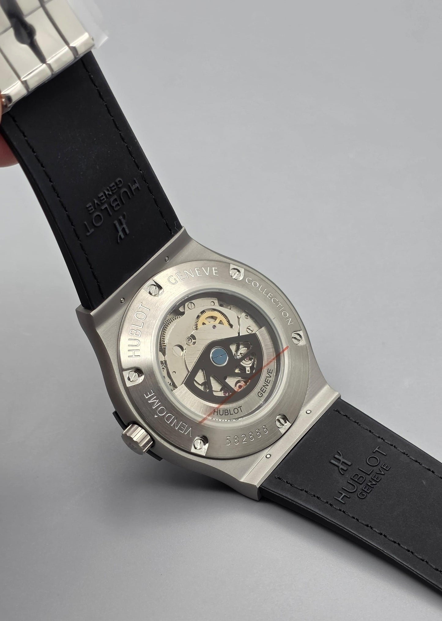 Premium Grey Sunray Automatic Strap Watch