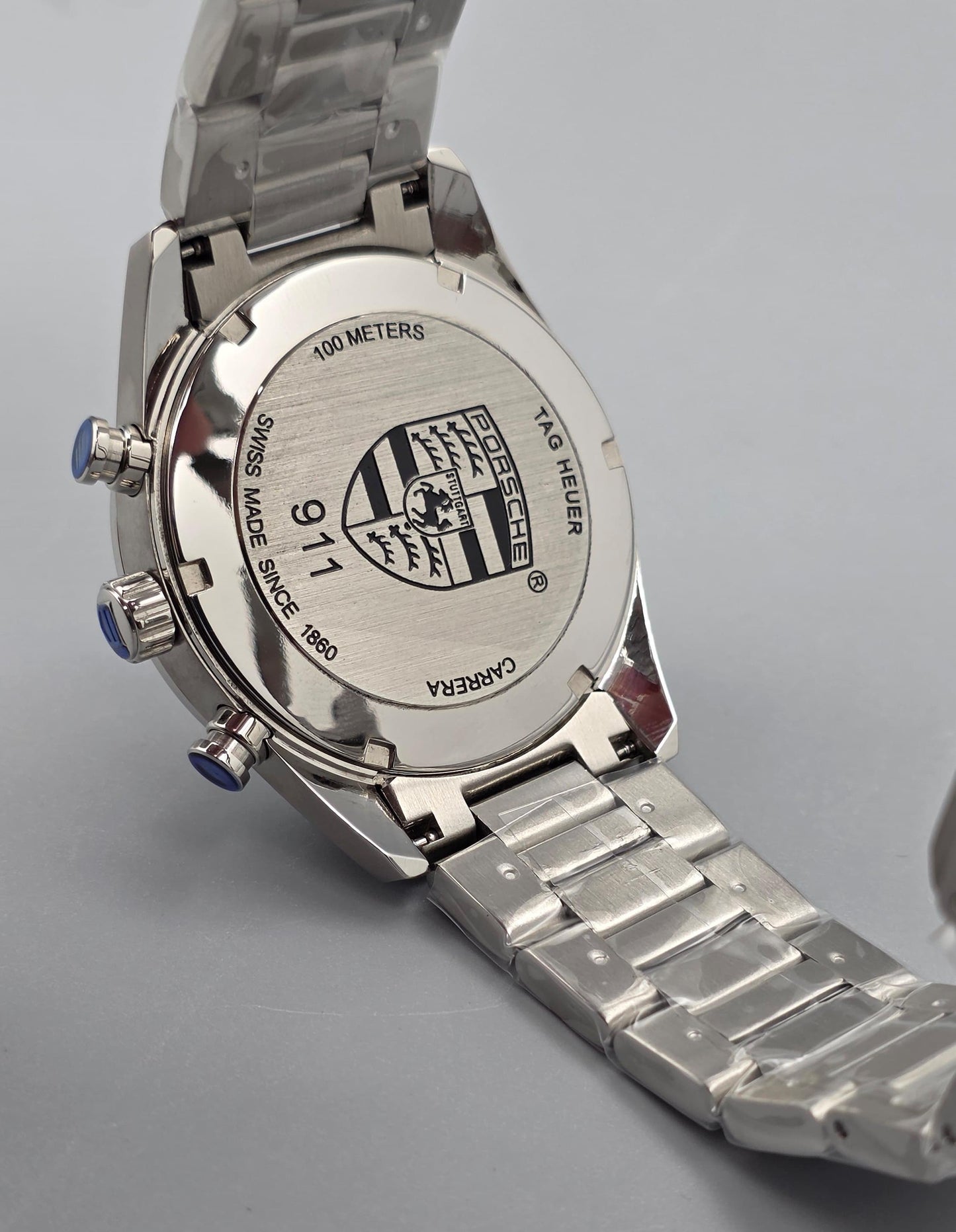 Luxury Chronograph Watch – Maroon Dial Edition