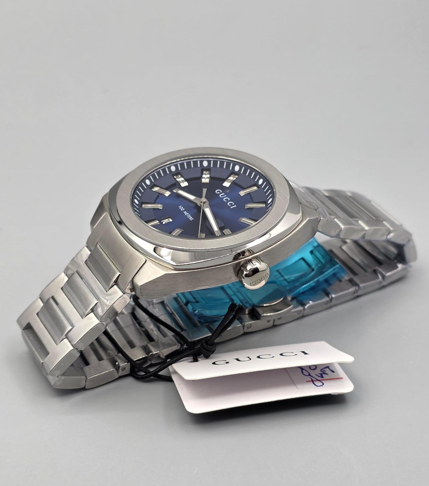 Luxury Sunburst Blue Dial Steel