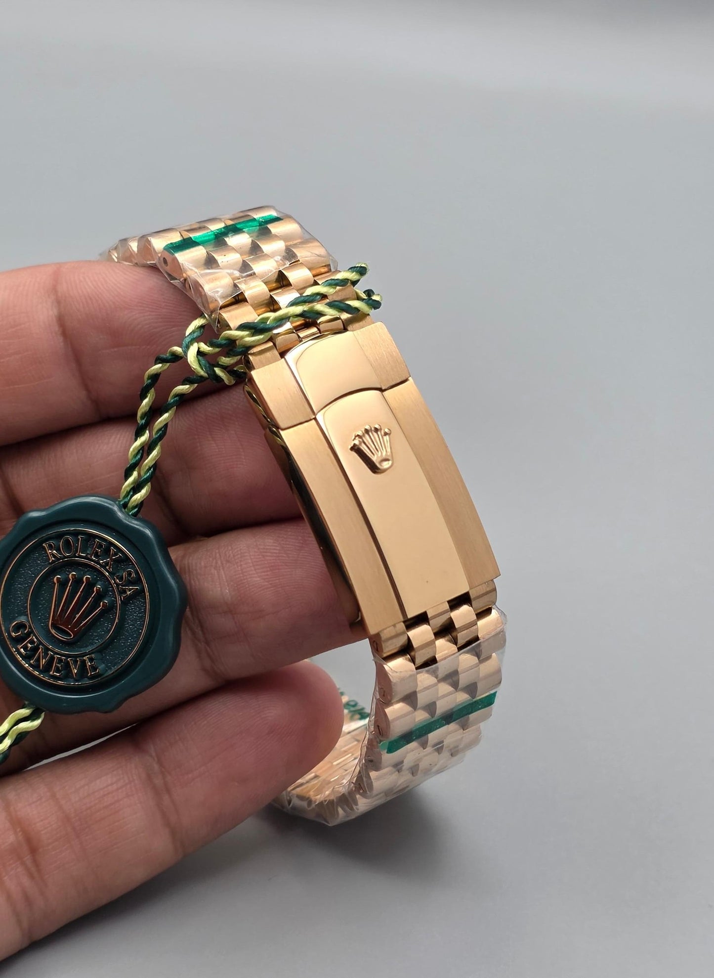 Luxury Blue Dial Dual-Time Watch – Rose Gold Finish