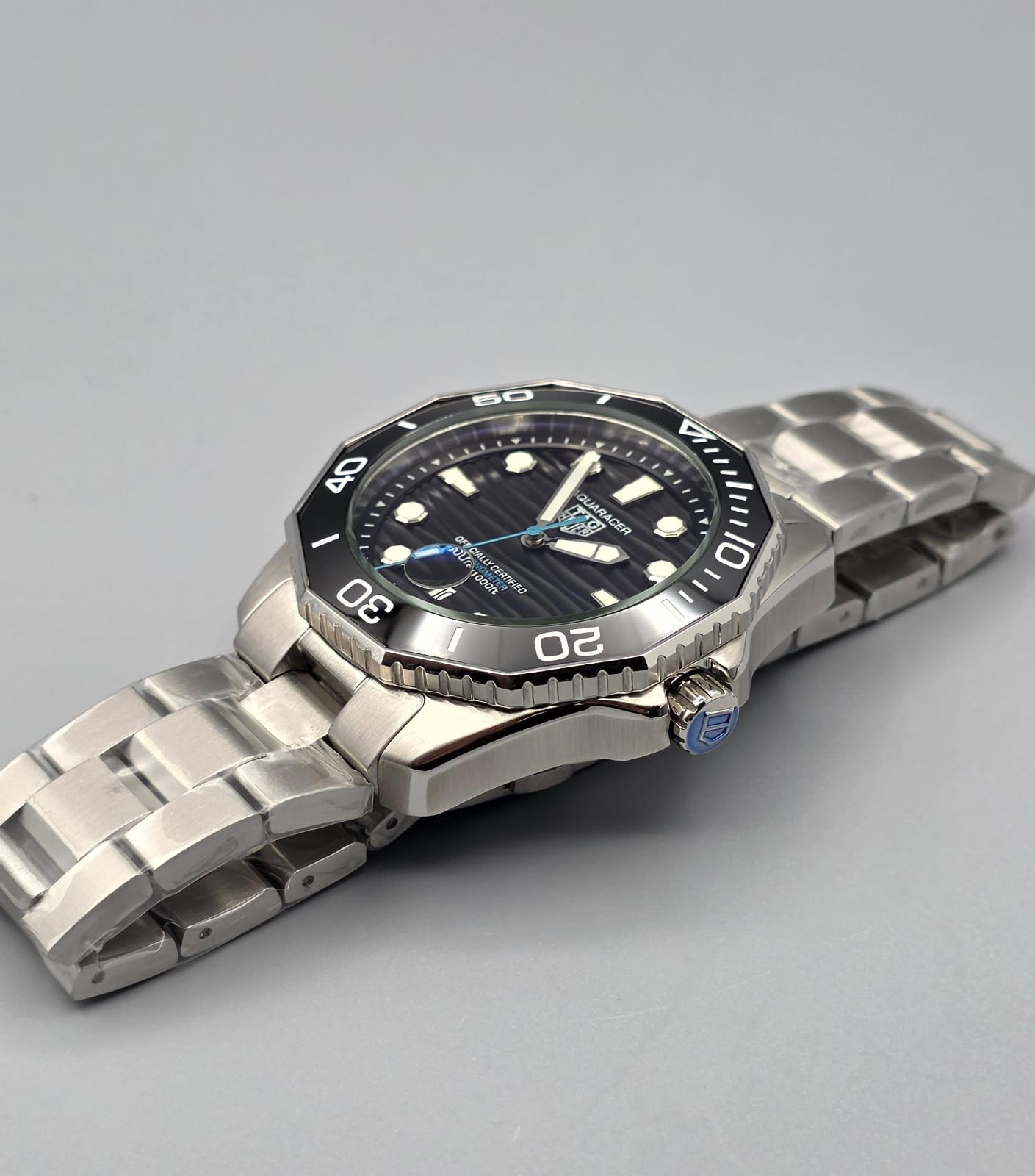 Luxury Black Diver Automatic – Steel Edition