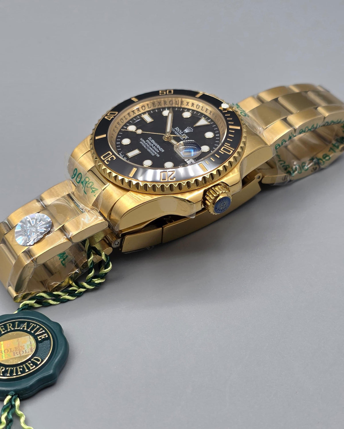 Premium Gold With Black Dial Automatic Luxury Watch