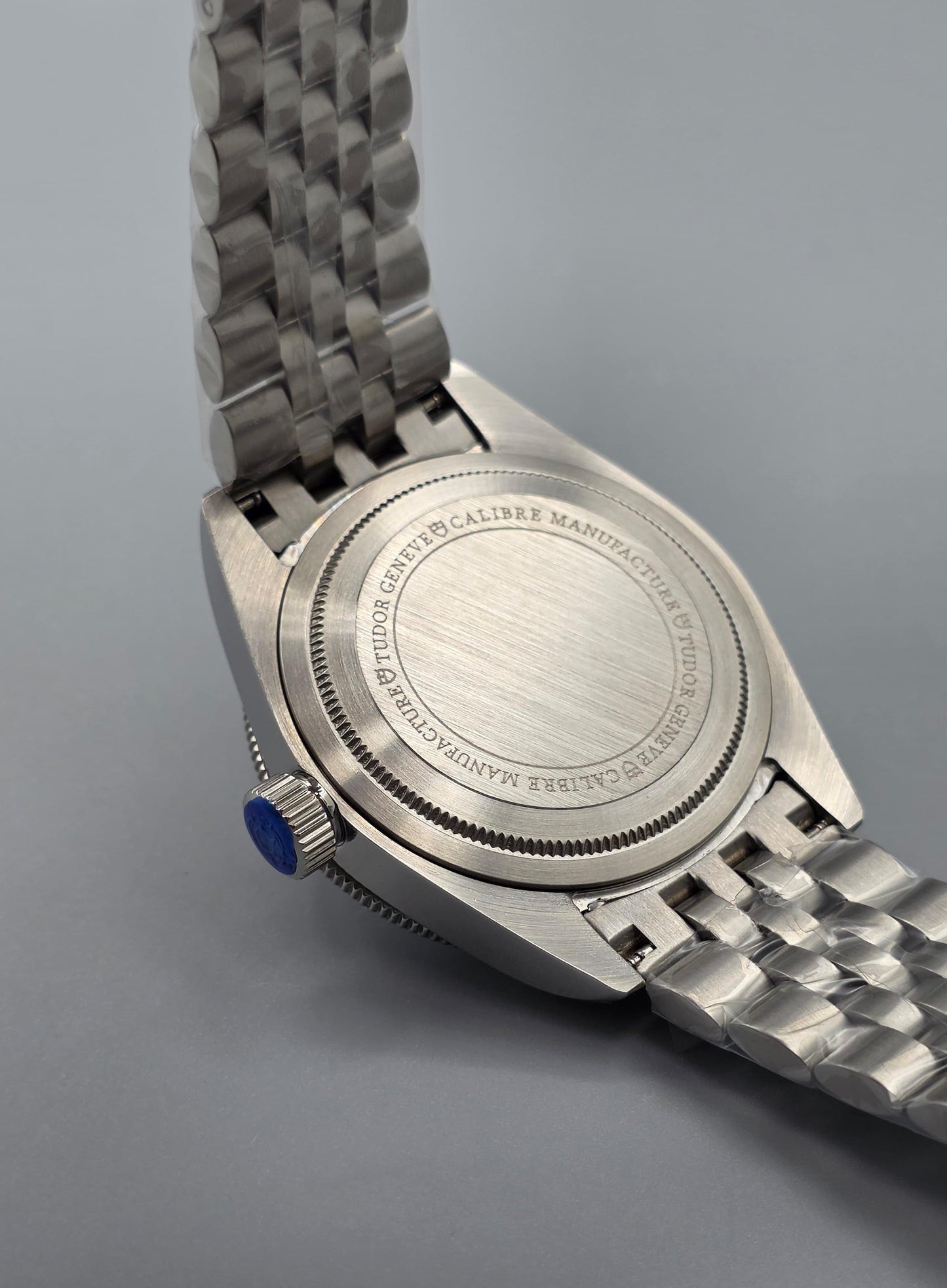 Silver & White Dial Black Bezel Automatic Stainless Steel Watch