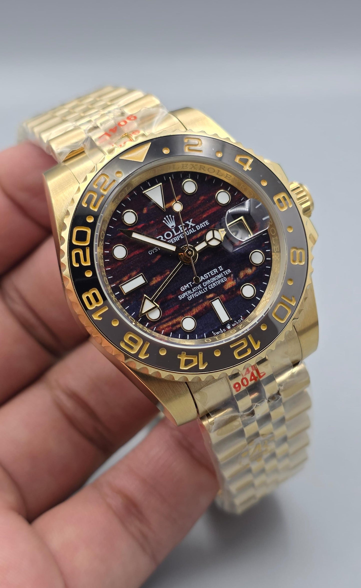 Luxury Gold GMT Jubilee Special Edition