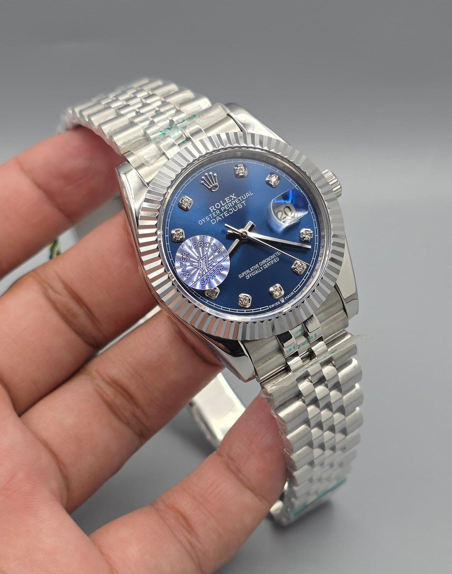 Luxury Blue Diamond Dial – Jubilee Edition