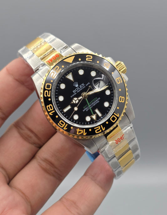 High Quality Luxury Branded Watch - Two tone G.M.T