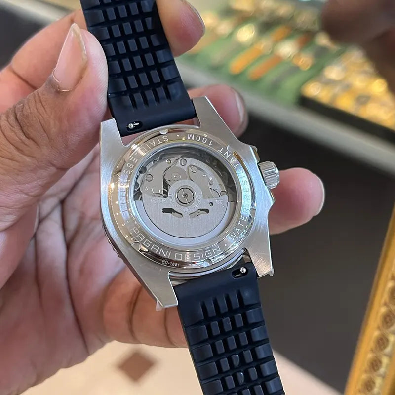 Pagani Design PD-1651 Steel With Rubber Strap