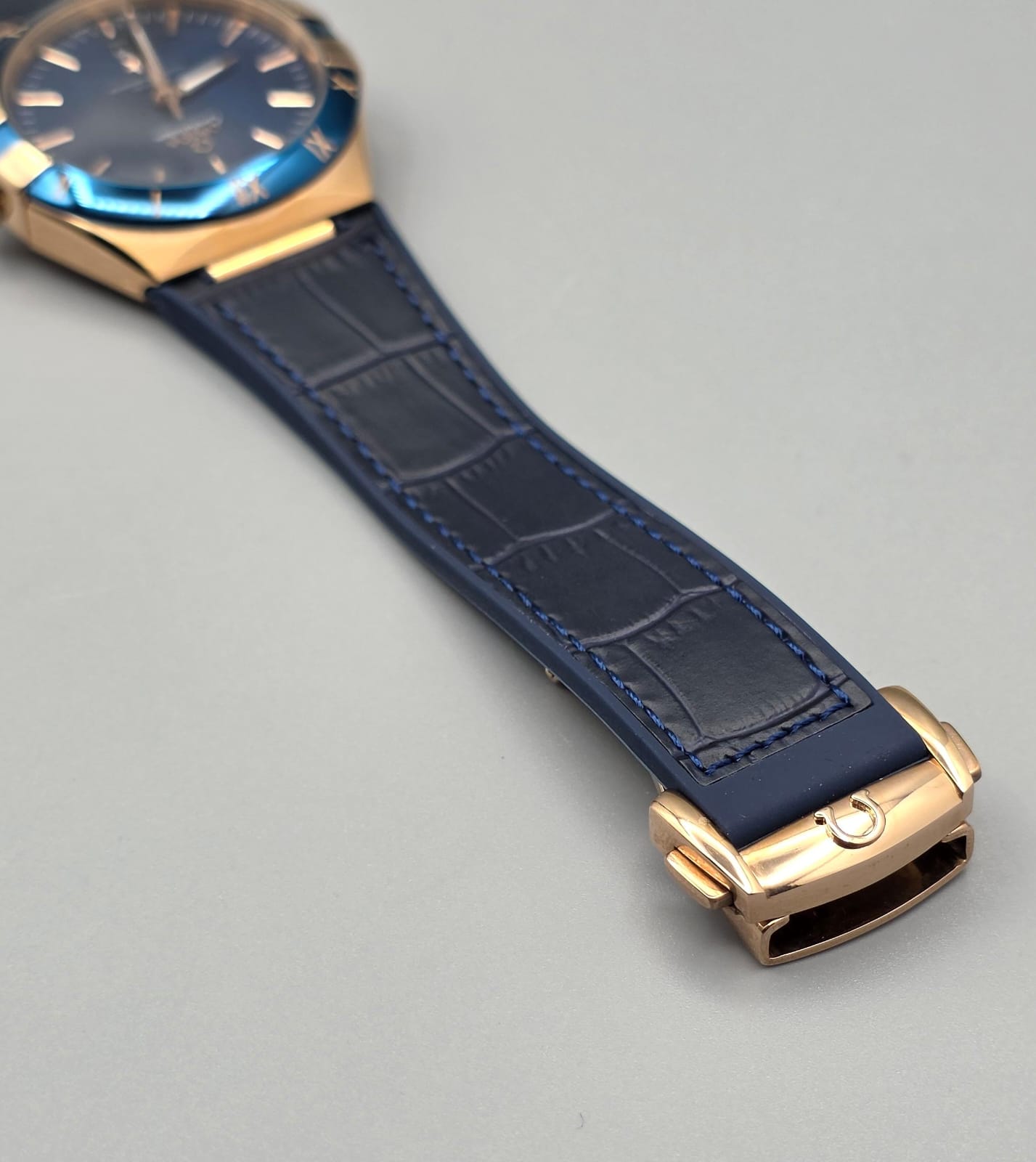Luxury Rose Gold With Blue Dial Automatic