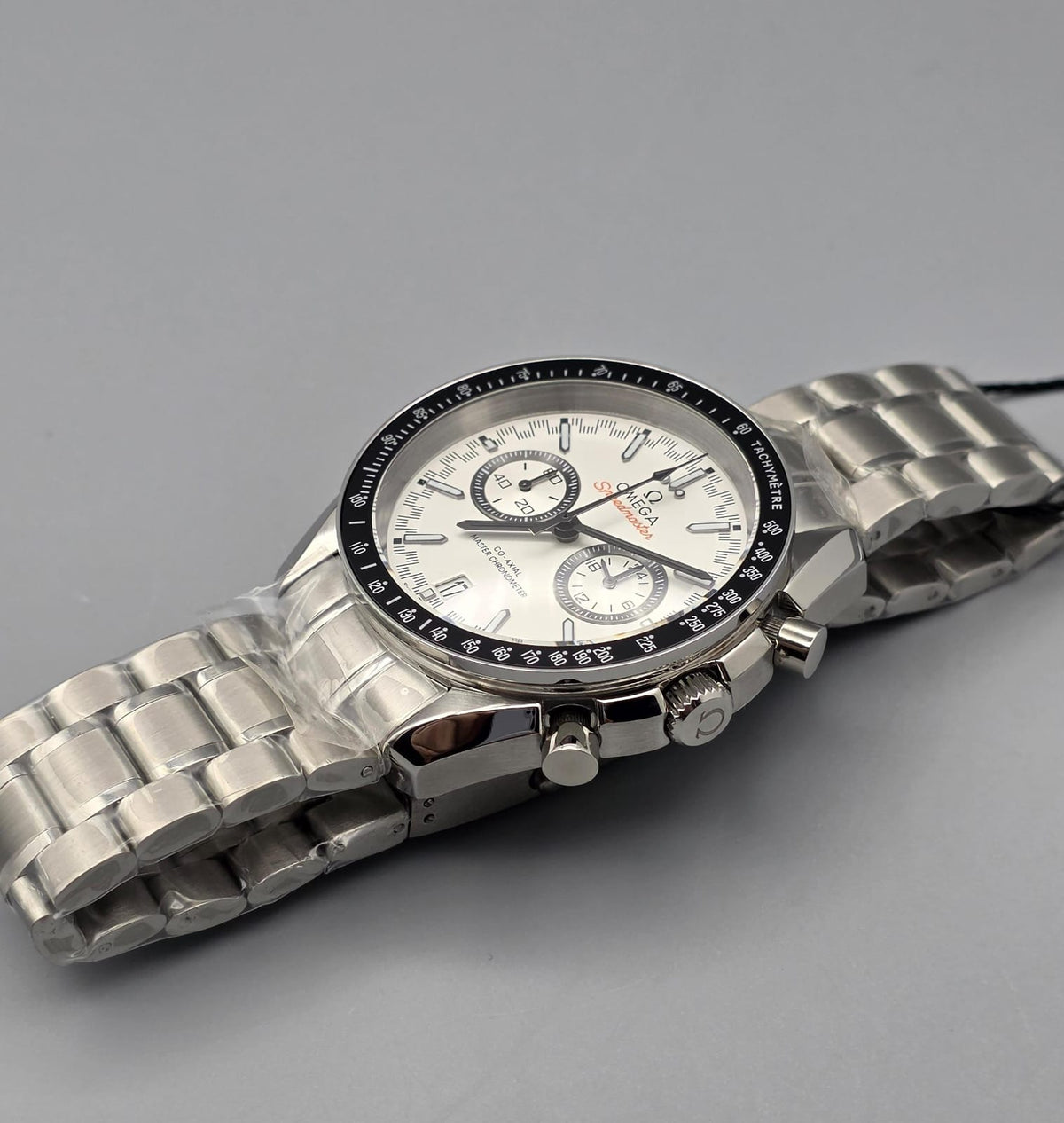 Premium Stainless Steel White Dial Racing Multi-Function Luxury Watch