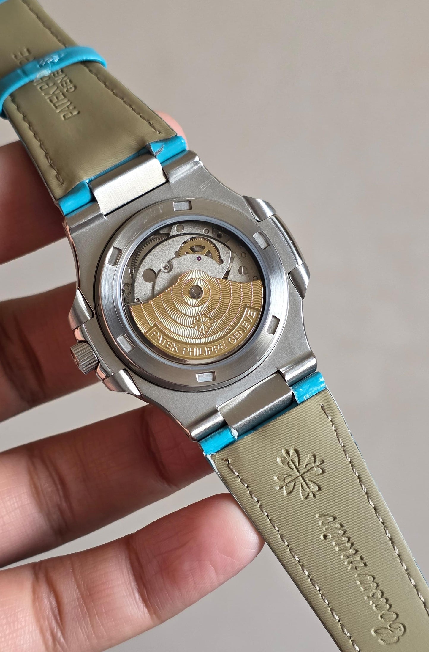 Luxury Automatic Watch – Full Calendar & Moonphase | Tiffany Dial