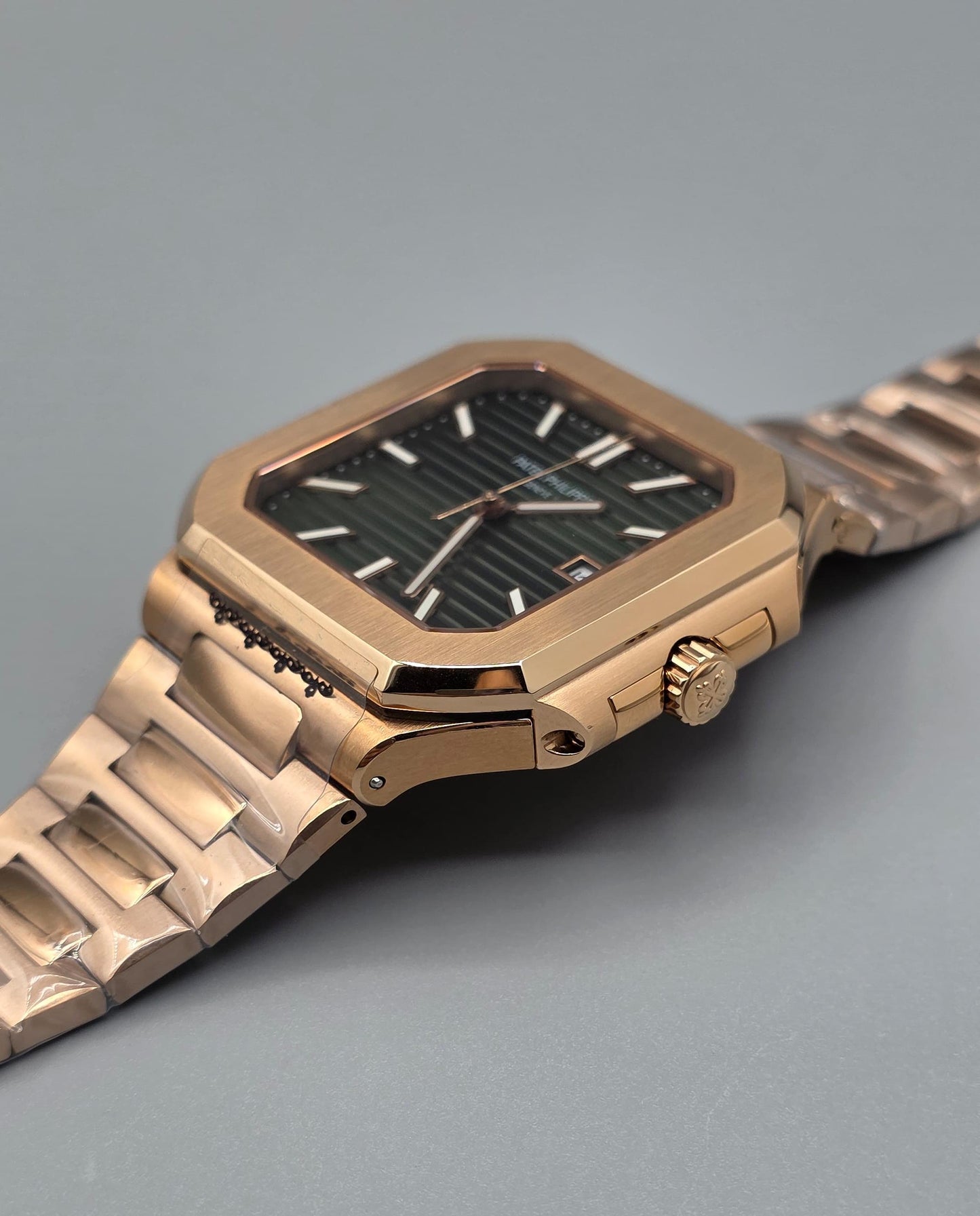 Premium Luxury Men’s Watch – Rose Gold, Automatic Datejust, Green Dial