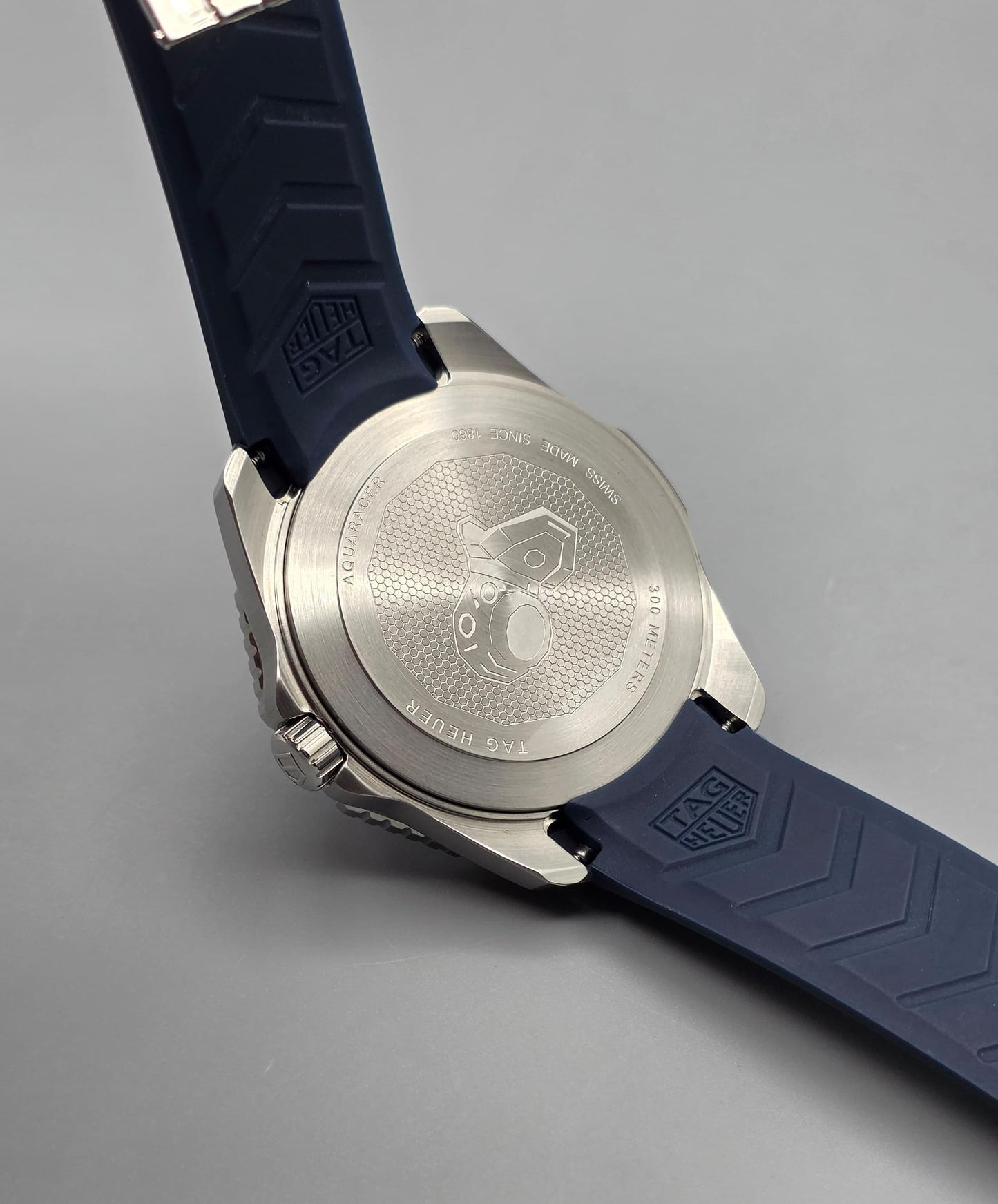 Premium GMT Automatic Blue Dial Rubber Strap Diver Watch