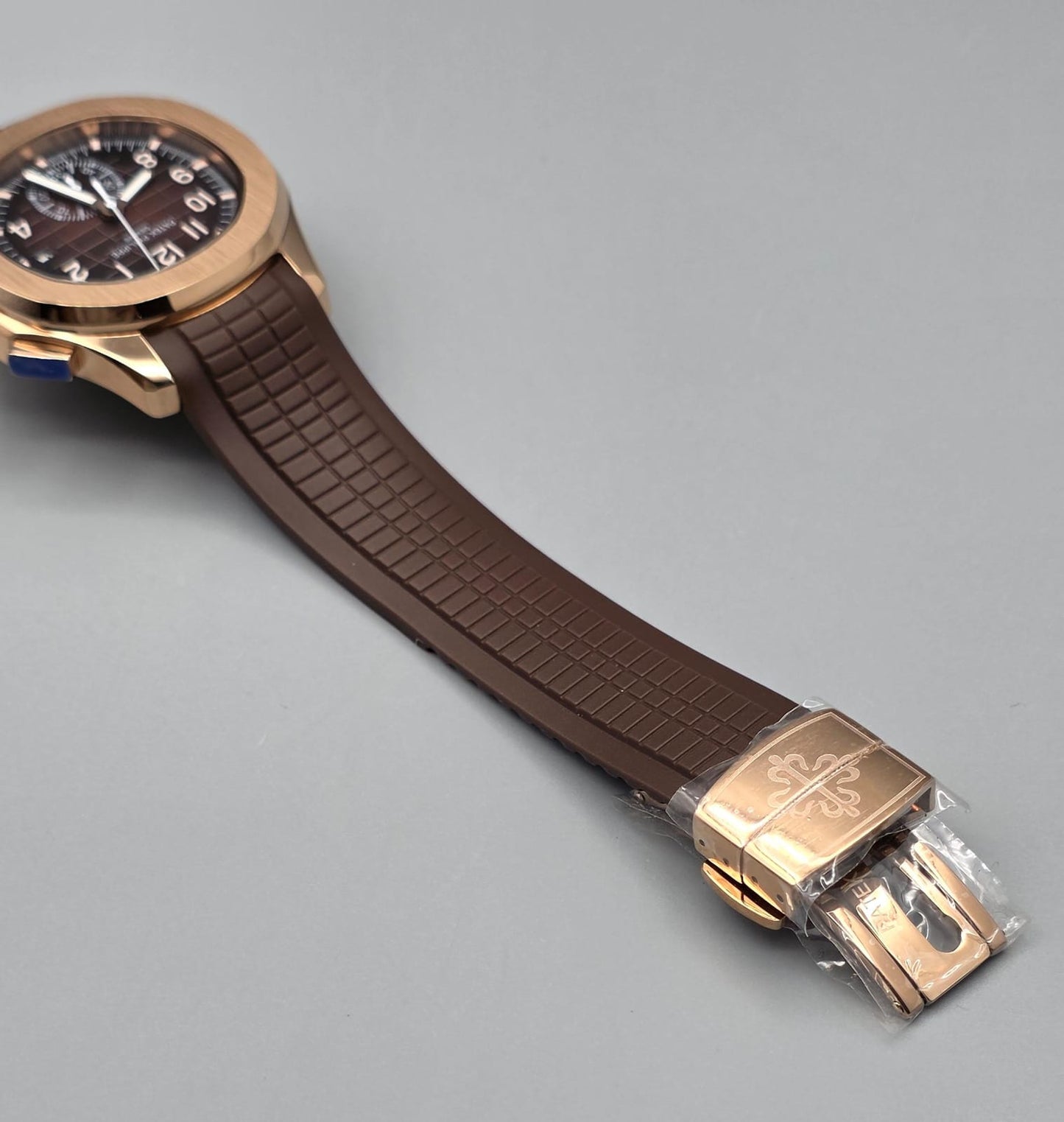 Luxury Chocolate Brown & Rose Gold Automatic – Sport Elegance Edition