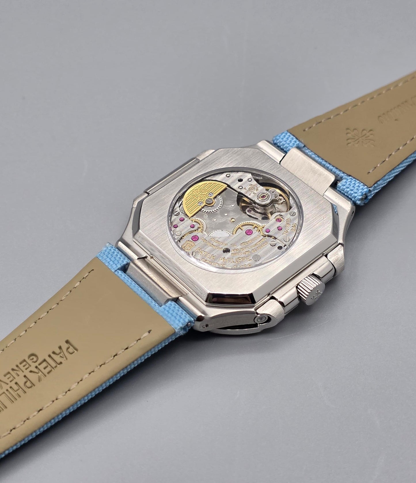 Luxury Square Multi-Function Watch – Ice Blue Dial Edition