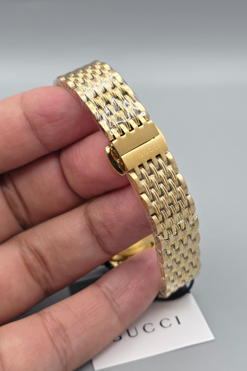 Luxury Ladies Watch – Gold White Dial Edition