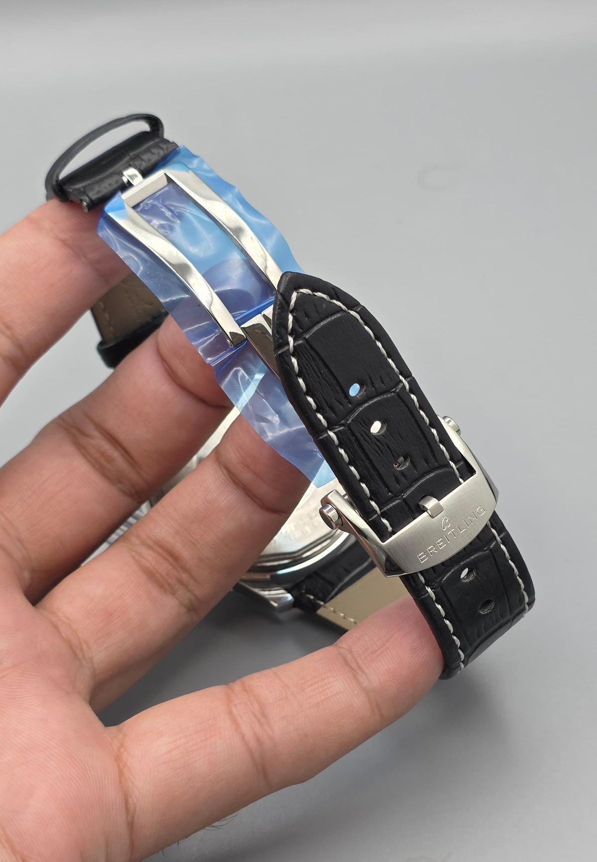 Premium Blue Dial Automatic Luxury Watch – Blue Leather Strap