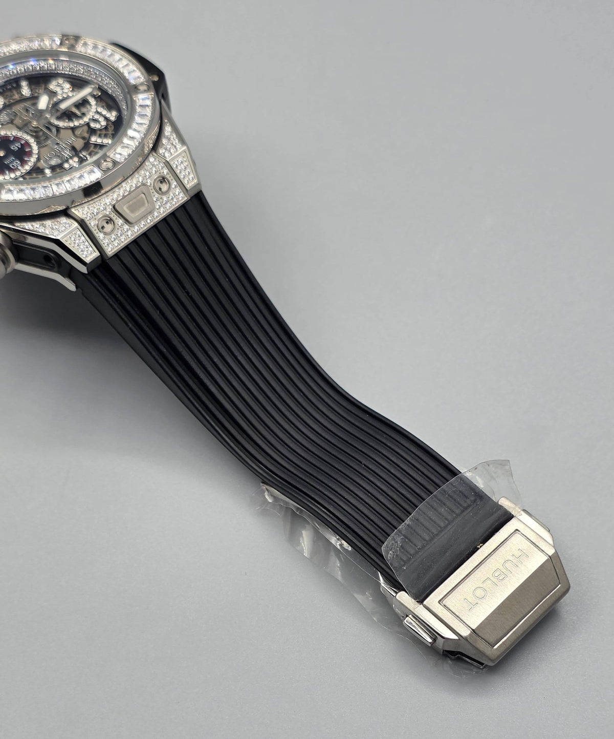 Premium Iced-Out Skeleton Chronograph Watch