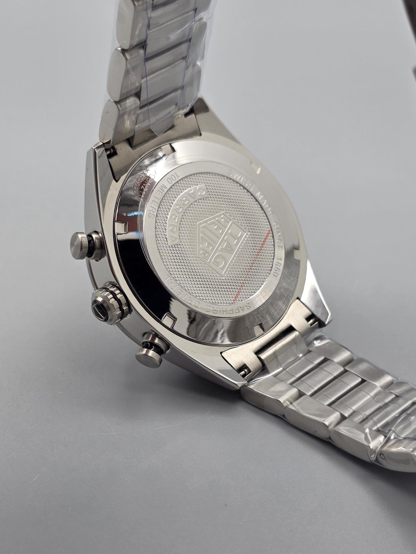 Blue Dial Chronograph Stainless Steel Watch