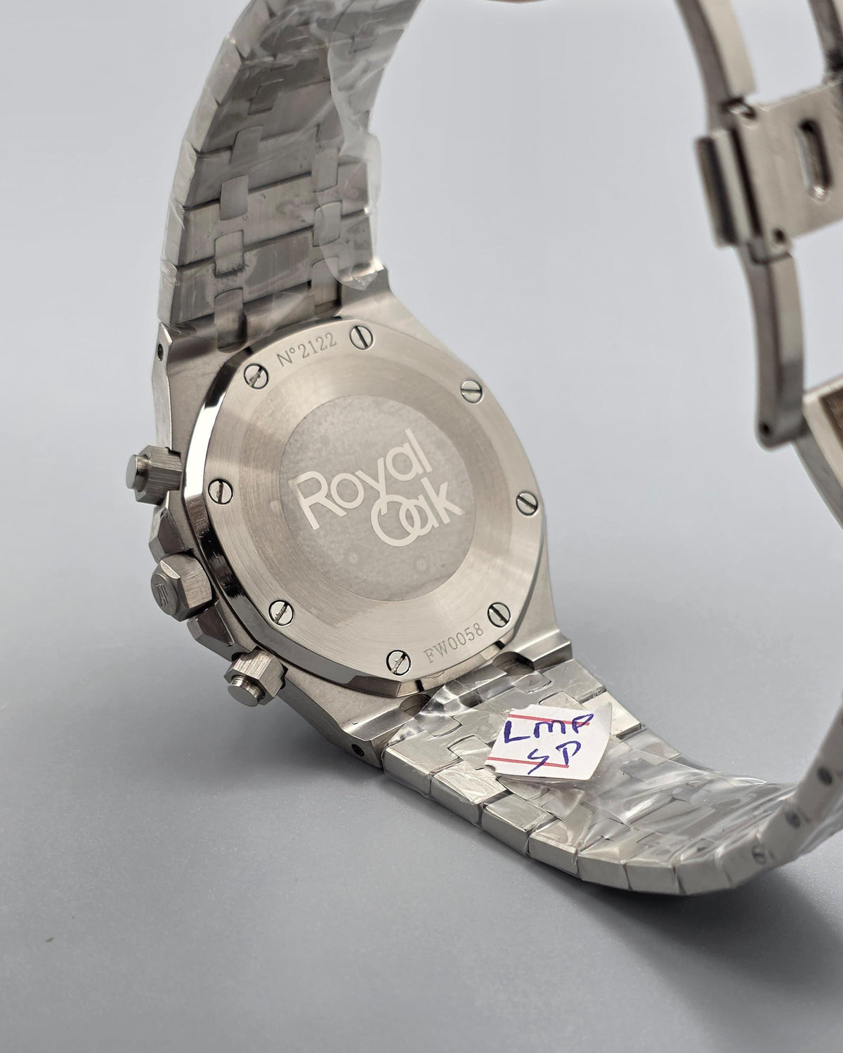 Premium Stainless Steel Silver White Chronograph Luxury Watch