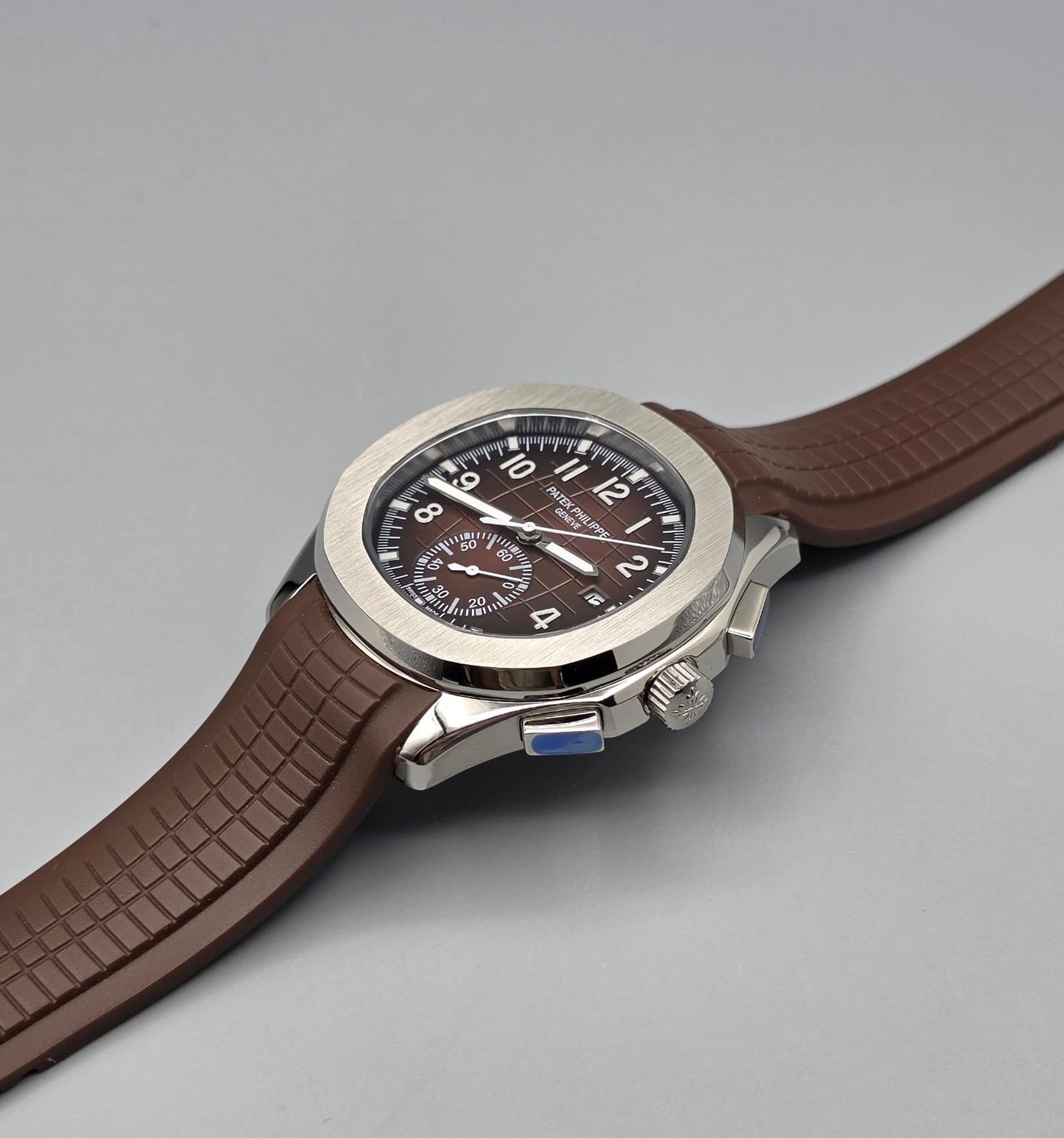Luxury Chocolate Brown & Steel Automatic – Sport Elegance Edition