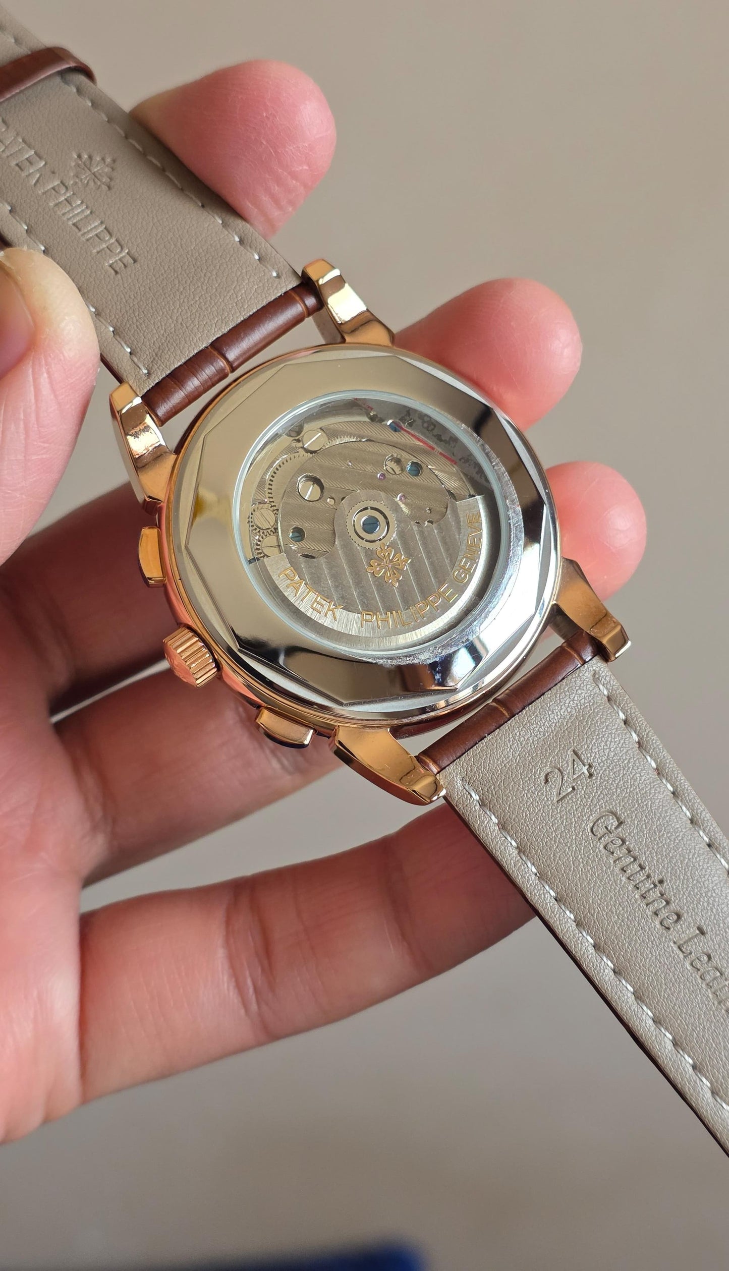 Luxury Open Heart Automatic Watch – Rose Gold Edition
