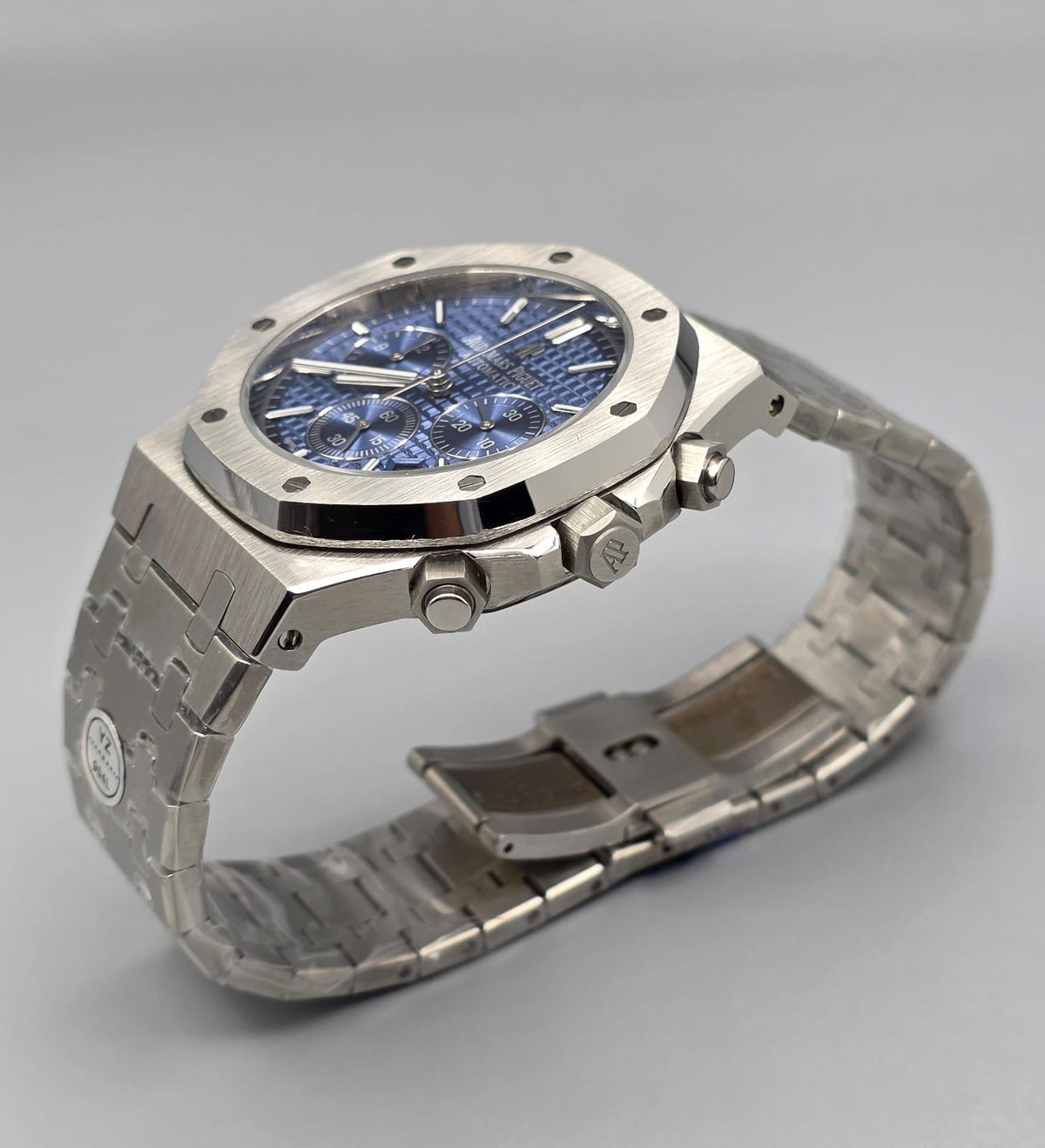 Premium Stainless Steel Royal Blue Chronograph Luxury Watch