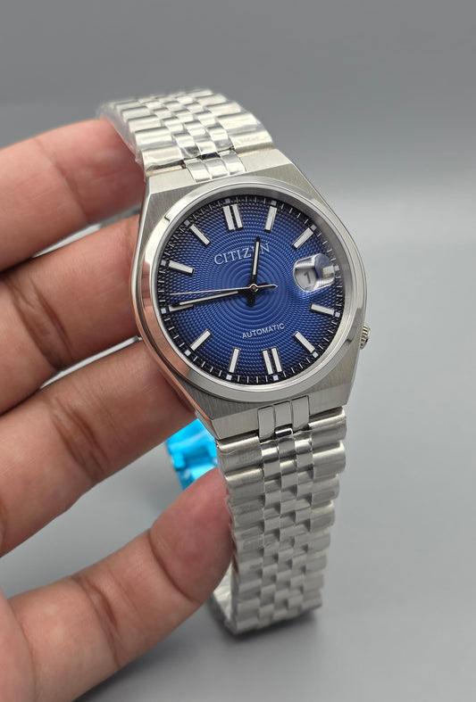 Luxury Blue Dial Automatic – Stainless Steel Edition