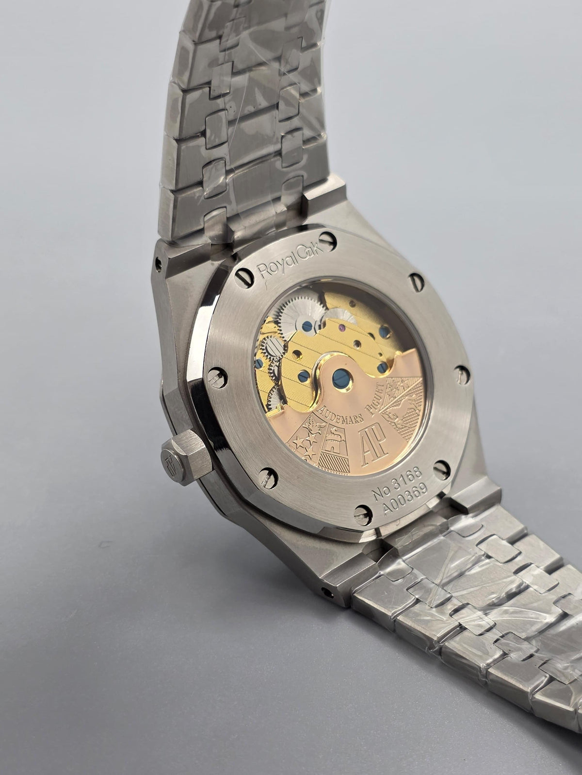 Premium Stainless Steel Blue Tapisserie Tourbillon Luxury Watch