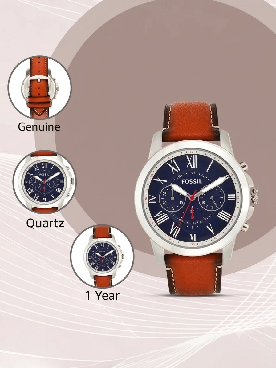 Fossil FS-5210 Blue Dial