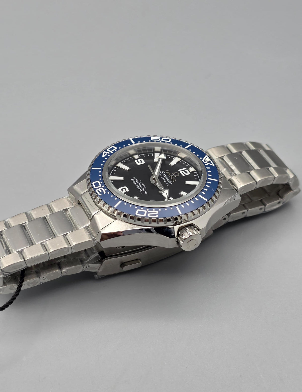 Premium Stainless Steel Black Dial Blue Bezel Automatic Diver Luxury Watch