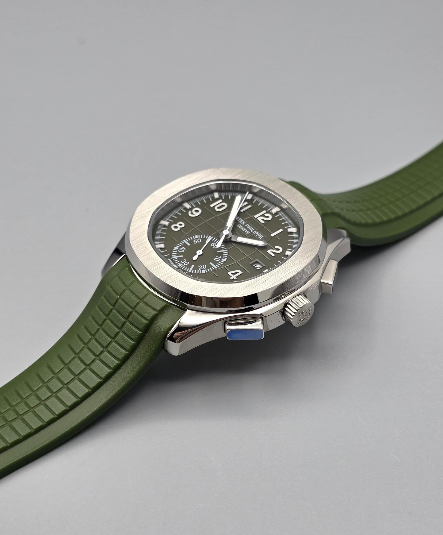 Luxury Olive Green & Steel Automatic – Sport Elegance Edition