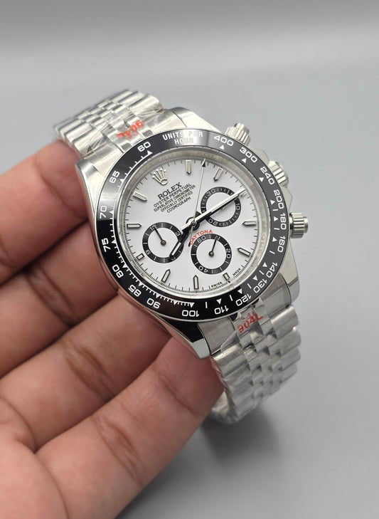 Premium Steel With Panda Dial Luxury Automatic Watch