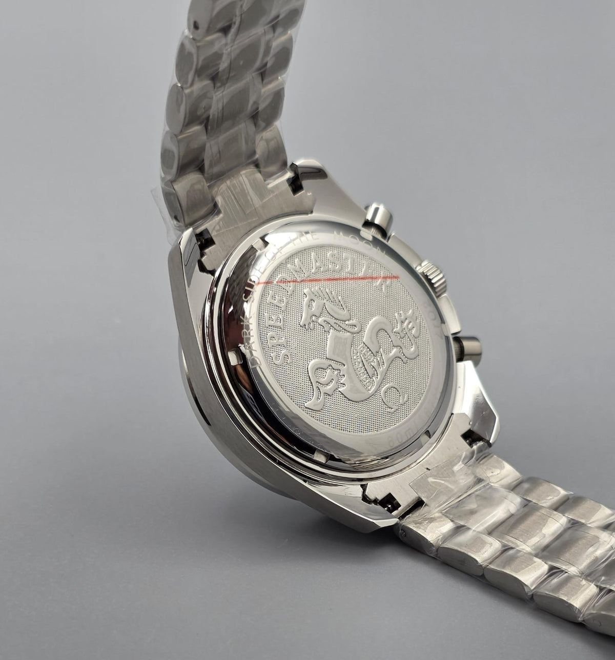 Premium Stainless Steel White Dial Silver Snoopy-Style Multi-Function Luxury Watch