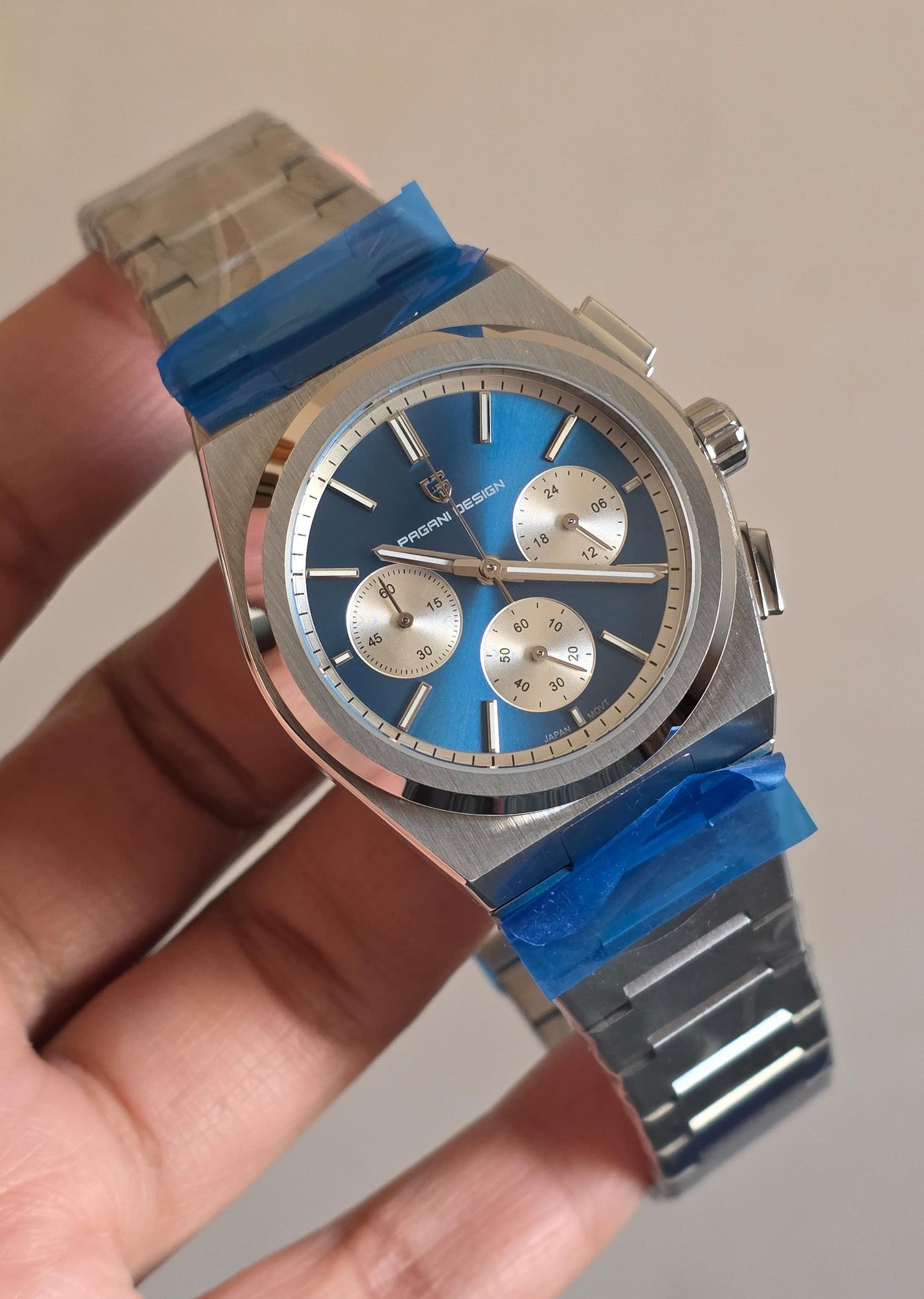 Pagani Design PD-1761 Chronograph-Steel Blue