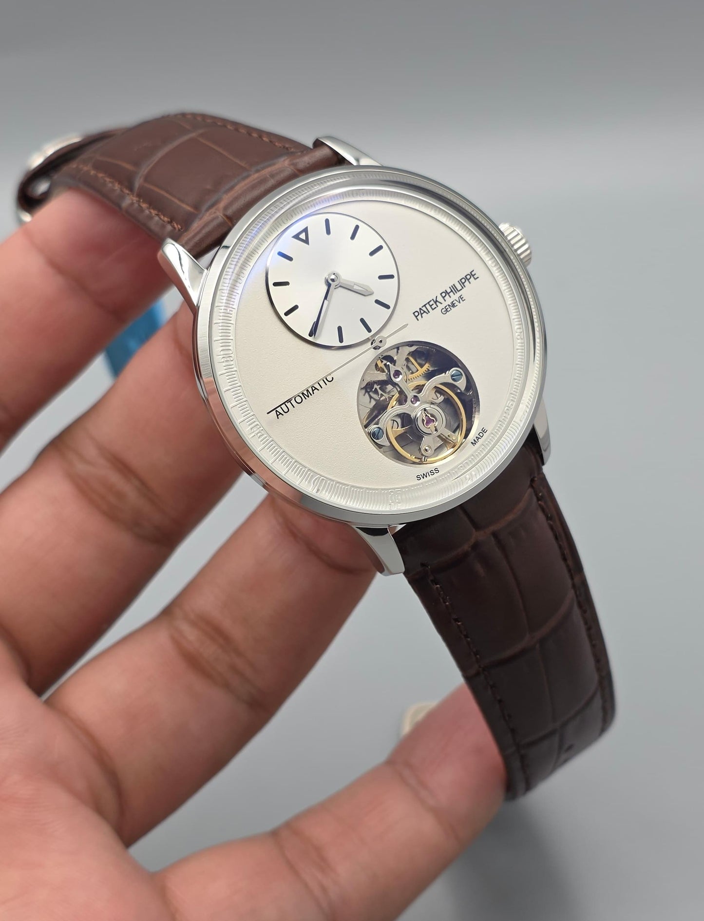 Classic Open Heart White Dial Automatic