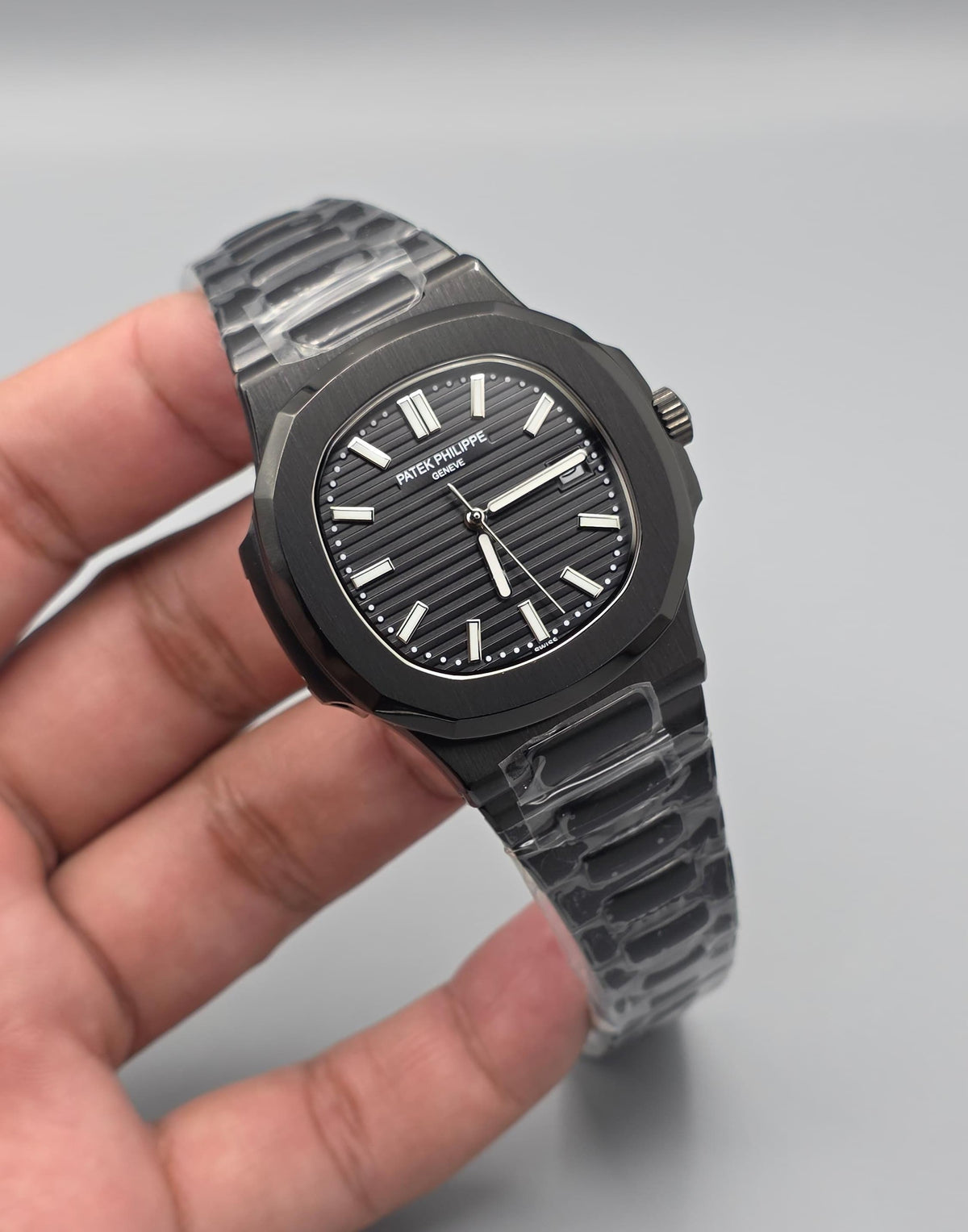 Premium All-Black Matte Finish Luxury Automatic Watch