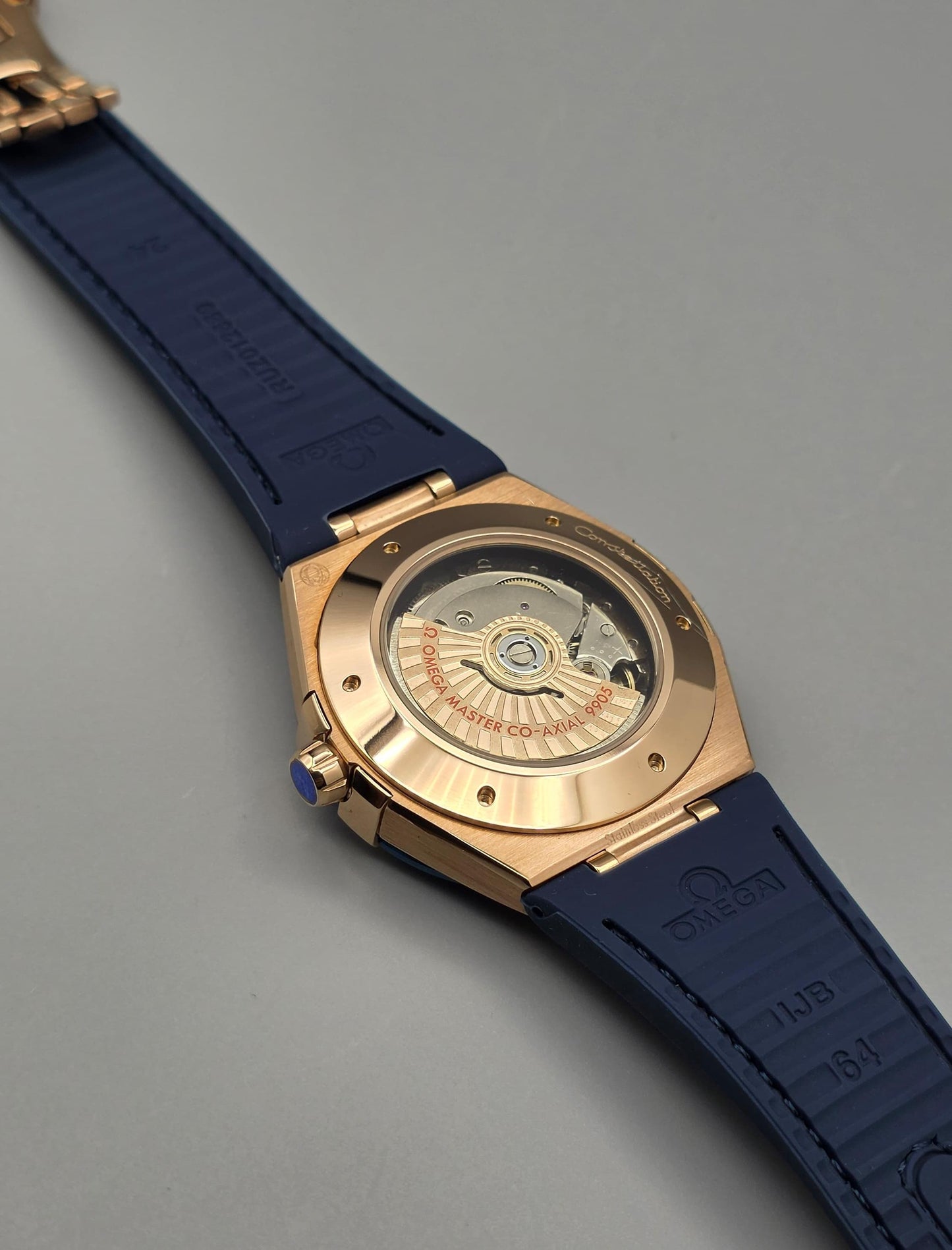 Luxury Rose Gold With Blue Dial Automatic