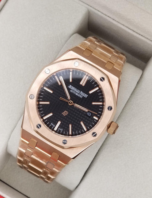 High Quality Luxury Branded Watch - Rose Gold