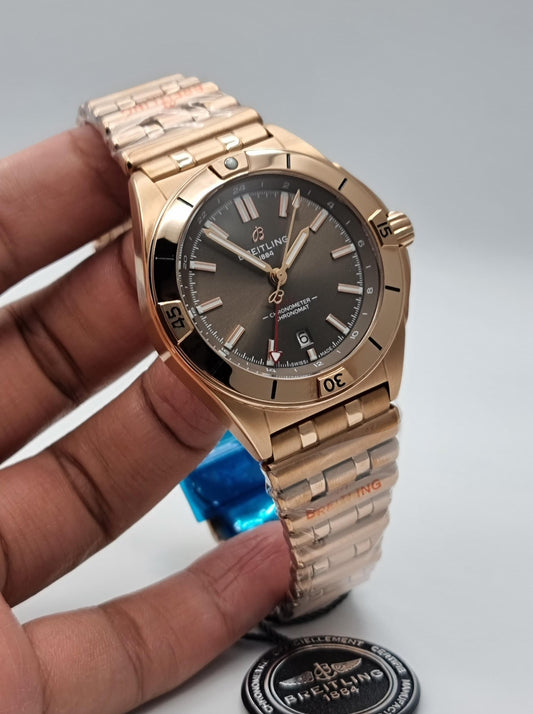 High Quality Luxury Branded Watch - Rose Gold