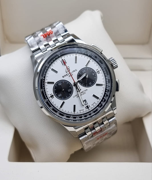 High Quality Luxury Branded Watch - Silver