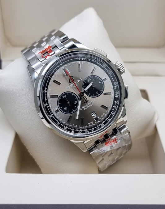 High Quality Luxury Branded Watch - Silver
