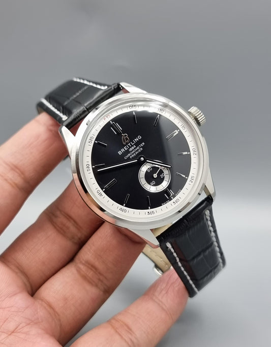 High Quality Luxury Branded Watch - Silver & Black