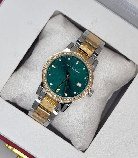 High Quality Luxury Branded Watch - Gold & Silver