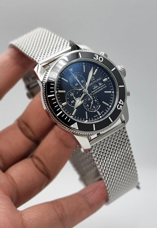 High Quality Luxury Branded Watch - Silver