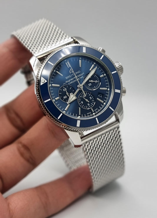 High Quality Luxury Branded Watch - Silver