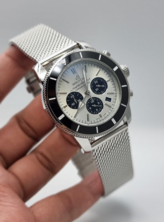 High Quality Luxury Branded Watch - Silver