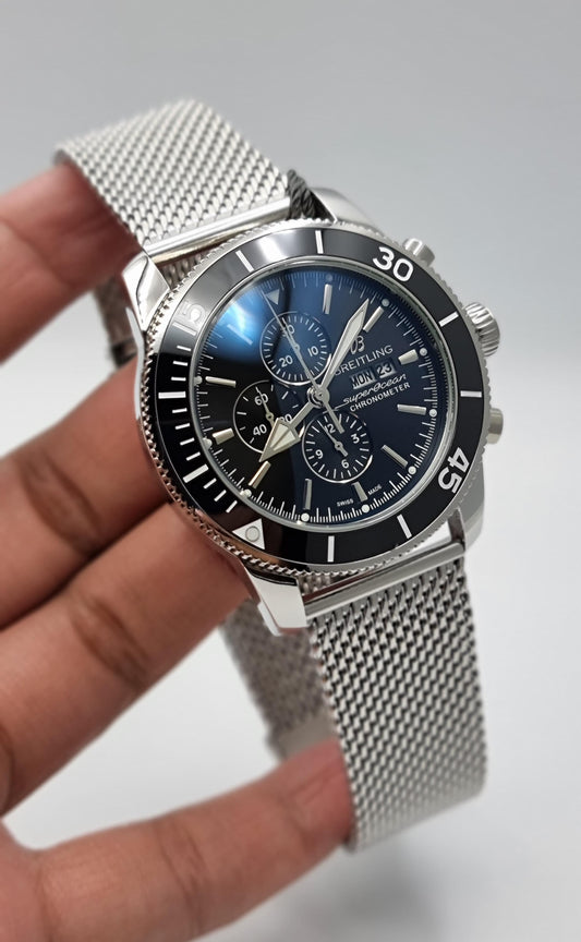 High Quality Luxury Branded Watch - Silver