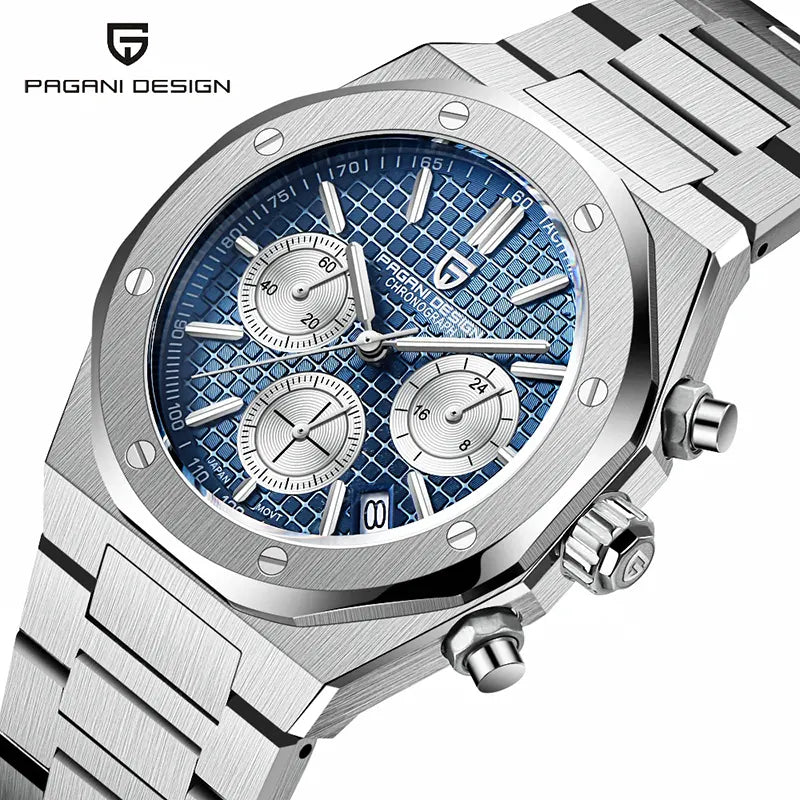 Pagani Design PD-1707 Chronograph-Steel Blue